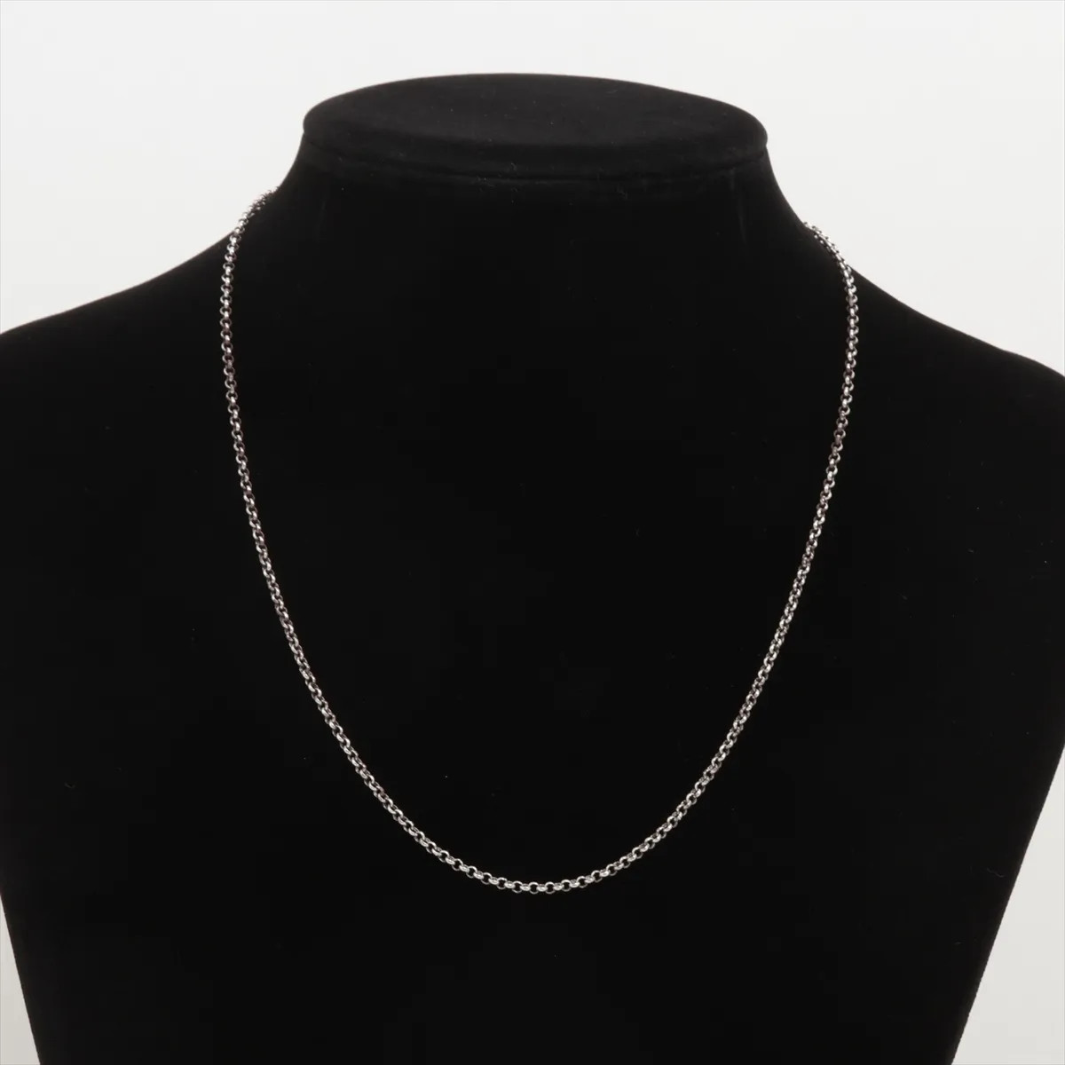 Chrome Hearts Roll chain 20 inches Necklace 925 5.8g thumbnail 5