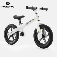 ROCKBROS 12"Kids Balance Bike Training Bike Adjustable Handlebar Seat 2-6 Year
