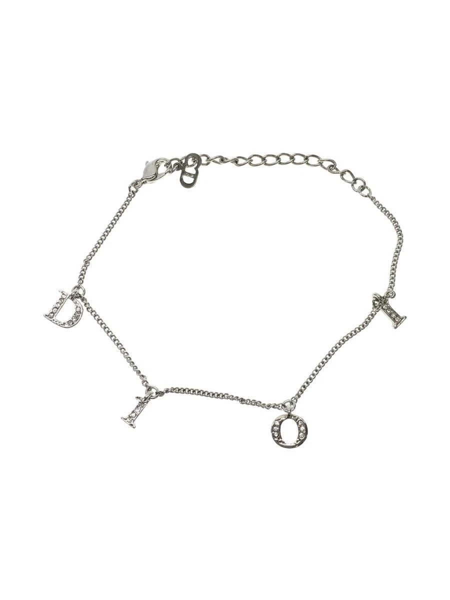Bracelet breloque Christian Dior bijou argent