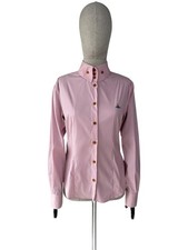 VIVIENNE WESTWOOD Pink Krall Collar Orb Shirt SS17 Mainline Red Label size 46