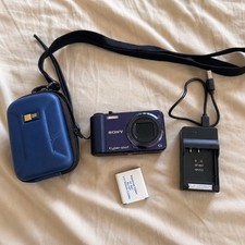 Sony Cyber-shot DSC-H70 16.1MP 10x Optical Zoom Digital Camera - Blue
