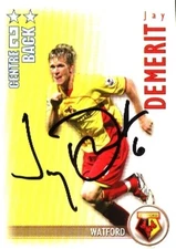 Jay DeMerit - Watford - Signed Trading Card - COA - (37635)