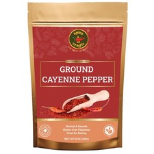Spice Magic Ground Cayenne Pepper, 8 oz 226g - Premium Fiery Red 8oz