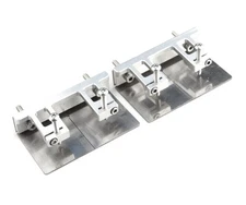 Stainless Steel Dual Adjustable Trim Tab 50x76x16mm in  Silver Finish