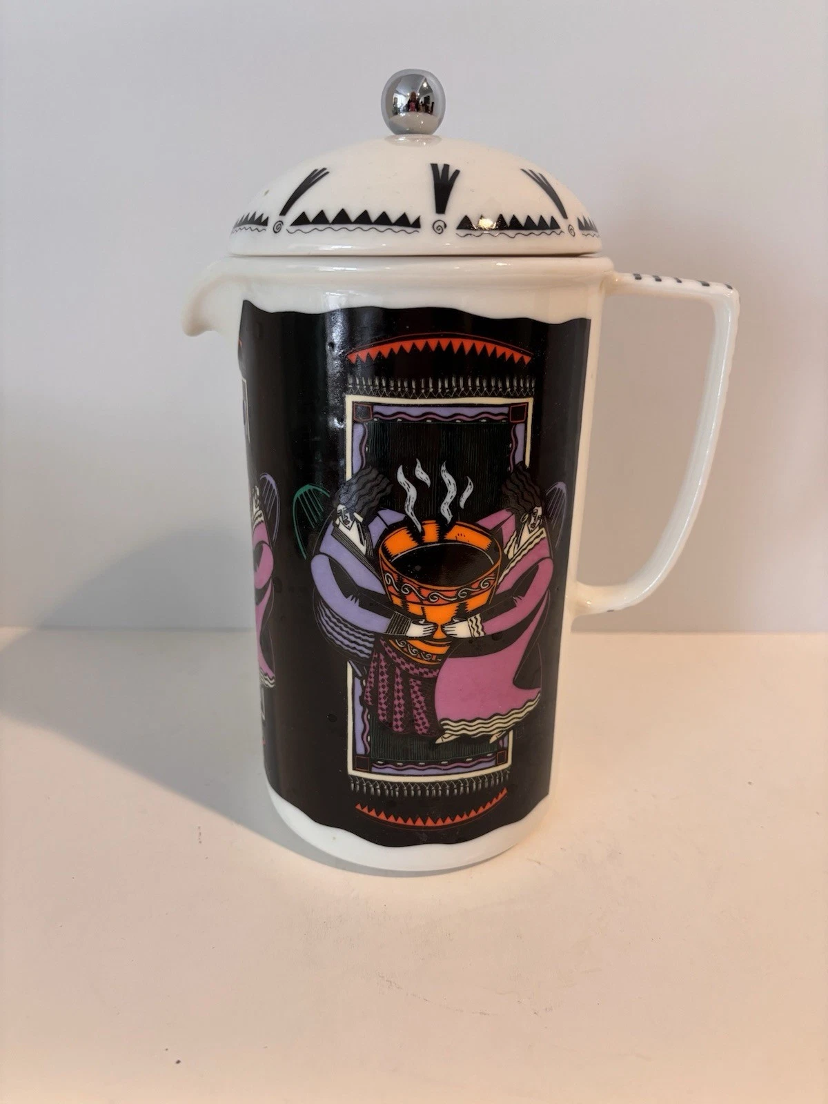 Chaleur Ceramic French Press 32 Oz Matt Walton Art Modern Ladies
