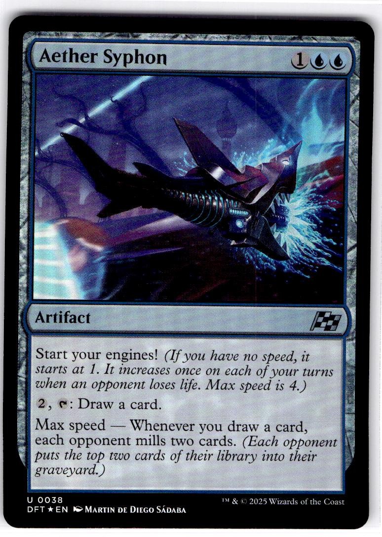 MTG Aether Syphon Aetherdrift HOLO #38