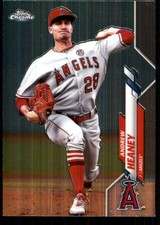 Andrew Heaney 2020 Topps Chrome #28 Angels MLB READ FREE SHIPPING AutographDen