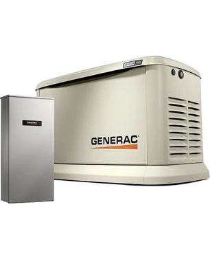 #ad Generac Guardian 26kW Standby Generator w 200 amp Transfer Switch 7291 $3120.00