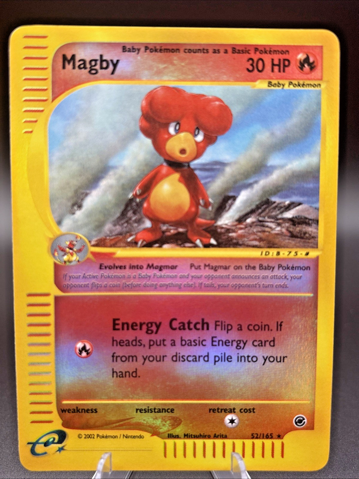 Magby 052/165 Expedition Base Set Reverse Holo