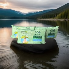 3 Organic Baby Wipes, Hypoallergenic, Natural, Gentle formula for sensitive skin