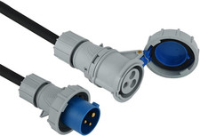 Blinky 3556010 Prolunghe Industriali Spina/Presa IP67-220, Blu
