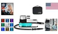 Complete Hookah Experience: Colorful LED Light, Heat Management & Silicone Bowl