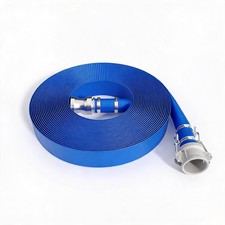 Pool Backwash Hose Kink Resistant PVC Aluminum Camlock 87 PSI Quick Connect