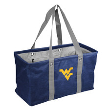 Logo Brands NCAA West Virginia Mountaineers Unisex Crosshatch Picnic Caddy   Mul