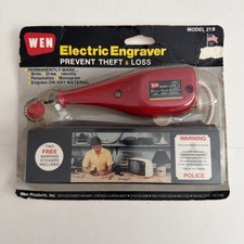 WEN Vintage Electric Engraver Prevent Theft Loss New In Original Packaging