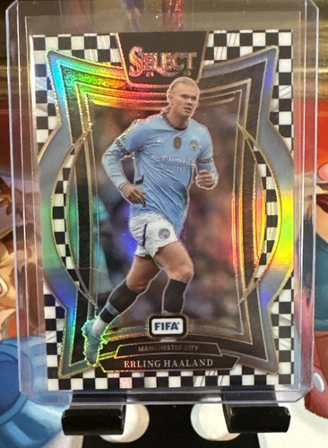 2024-25 Panini Select Fifa - Terrace Erling Haaland #23 Checkerboard Prizm