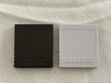 2 Official Nintendo GameCube Memory Card / Cards DOL-014  DOL-008 TESTED