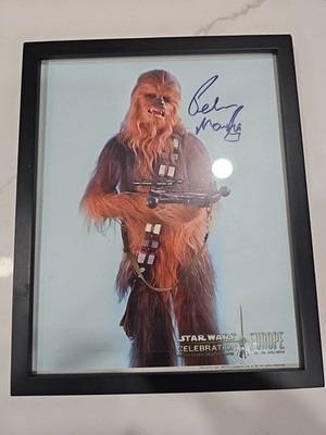 Peter Mayhew Chewbacca Star Wars ESB Signed 8x10 Autographed