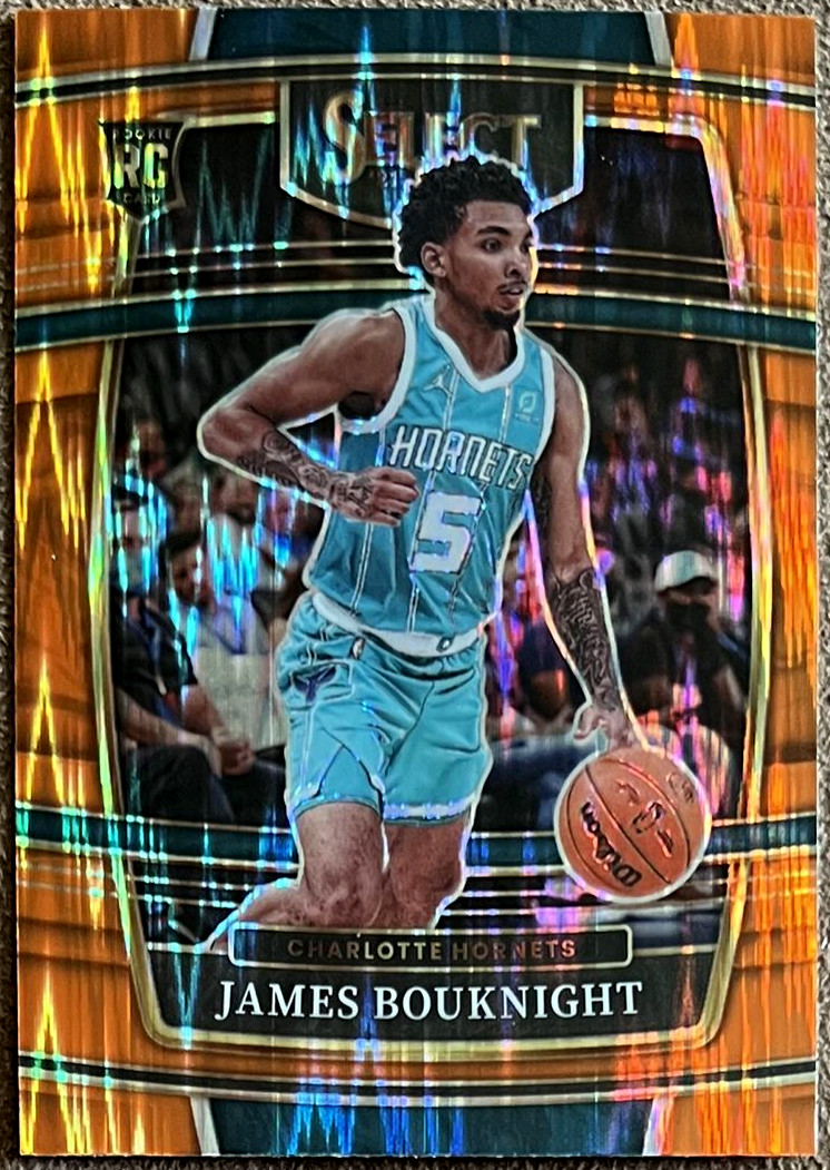 2021-22 Select Orange Flash Prizm James Bouknight Rookie #37 Charlotte Hornets