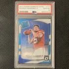 Panini 2017 Donruss Optic Rated Rookie Patrick Mahomes II #177 PSA 10 Chiefs