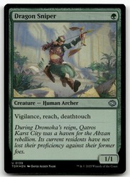 Dragon Sniper 139 Uncommon Foil Tarkir: Dragonstorm MTG