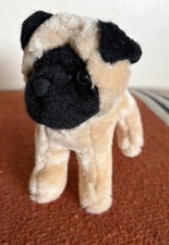Douglas Cuddle Toys Muggins Pug 1817 Floppy Dog Retired, Nice Plush