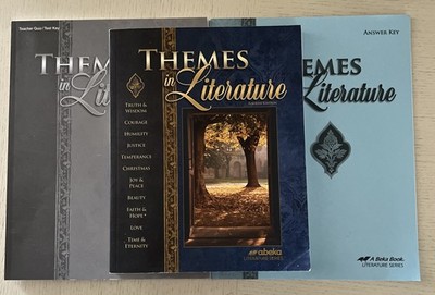 Abeka Themes In Literature Student Text Answer Key Teacher Quiz/Test Key Grade 9