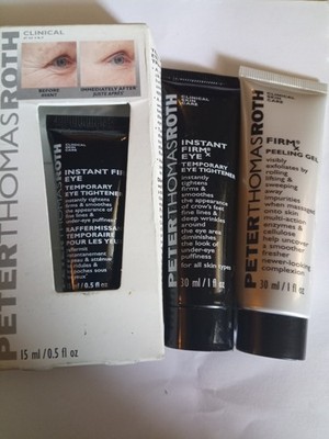 3PK PPeter TRoth INSTANT FIRMx EYE Temporary Eye Tightener 1oz +15ml + Peel Gel