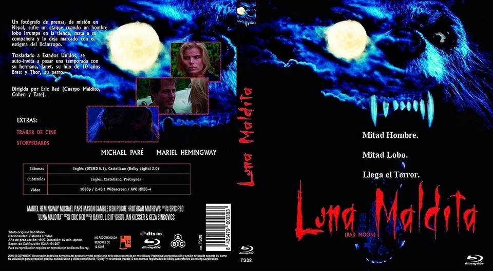 BAD MOON (1996) - BLU RAY DISC - - Image 2 of 2