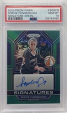 Sophie Cunningham Green PRIZM 2023 Prizm WNBA Indiana Fever 1st Auto PSA 10 GEM