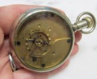 Antique 1889 Elgin Open Face Pocket Watch w/ See-Through Back ~ 7Jewels ~ 5-E388 — photo 4