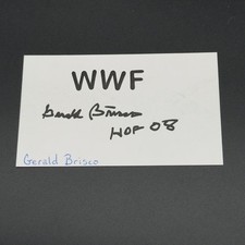 Gerald Brisco Signed 3x5 Index Card - WWE Wrestler - TTM Authentic Autograph