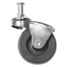 Westward 1Ubh4-Caster Caster, Black, 2-12/ In