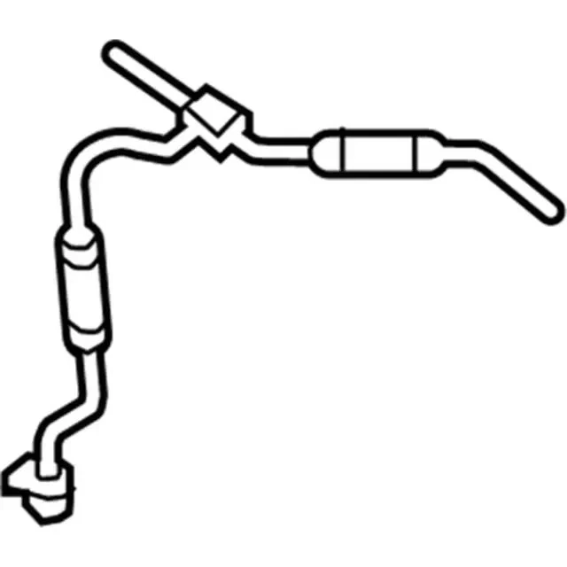 Conjunto de tubo original Ford F-350 Super Duty 2008-2010 8C3Z-9T516-C Foto 3 de 4