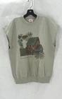 Vintage Distressed 1990s Sandstone MN Watermill Cropped Sleeve Sweatshirt Large