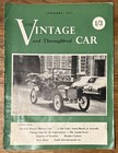 The Vintage And Thoroughbred Car Magazine January 1954. ML0001