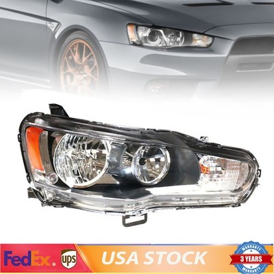For 2008-2017 Mitsubishi Lancer side Headlamp right Halogen Headlight