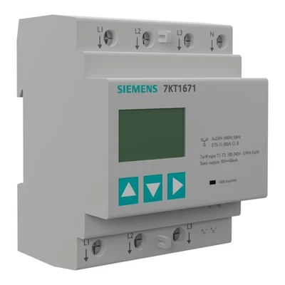 Stromzähler LCD 3-phasig 80A MID SENTRON Messgerät Siemens 3657 - Bild 1 von 2