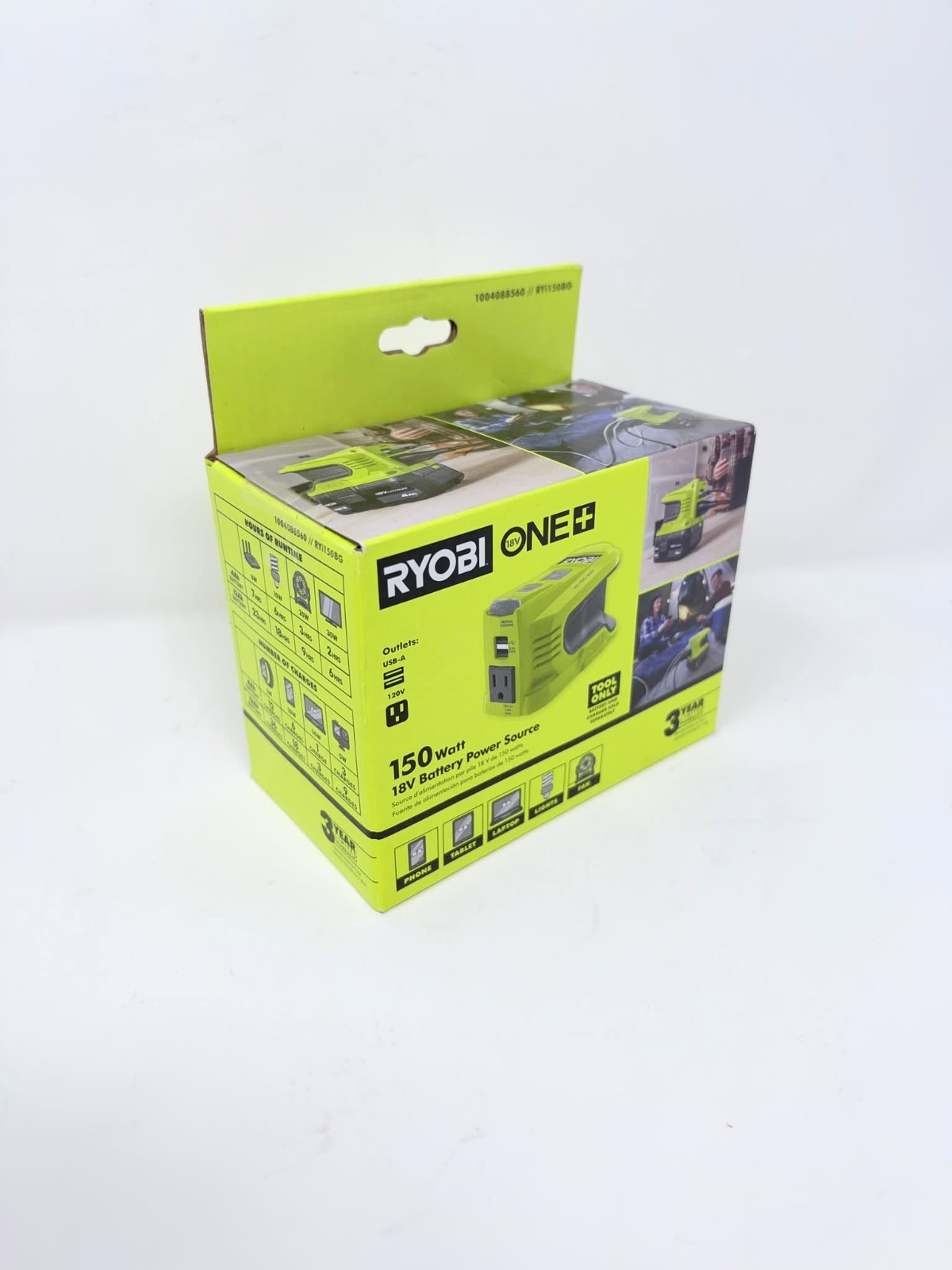 Ryobi RYi150BG ONE+ 18V 150 Watt Battery Power Source (Tool Only)