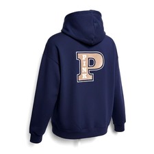 Victorias Secret Pink Ivy Fleece Logo Full Zip Hoodie Color BLUE X-Large NWT