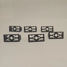 Playmobil Victorian 5300 Mansion Vent Grates Replacement Parts Lot of 6