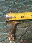 Vintage Mid-Century Brass Rooster Finial — photo 4