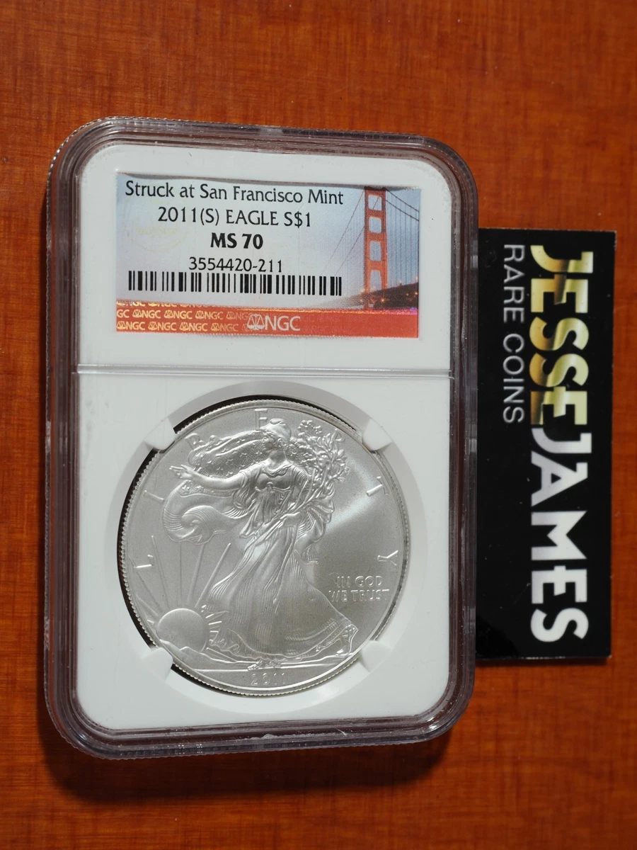American Eagle MS 70 Graded 2011 Silver Bullion Coins for sale | eBay American Eagle MS 70 Graded 2011 Silver Bullion Coins for sale | eBay