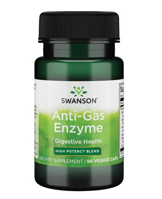Swanson Anti-Gas Enzyme High Potency Blend 90 Kapseln