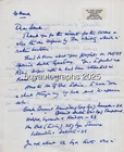 WW2 RAF Special Duties SOE pilot Lewis Hodges signed letter