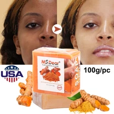 Tumeric Soap Skin Whitening Dark Spots lightening Acne Brightening Turmeric