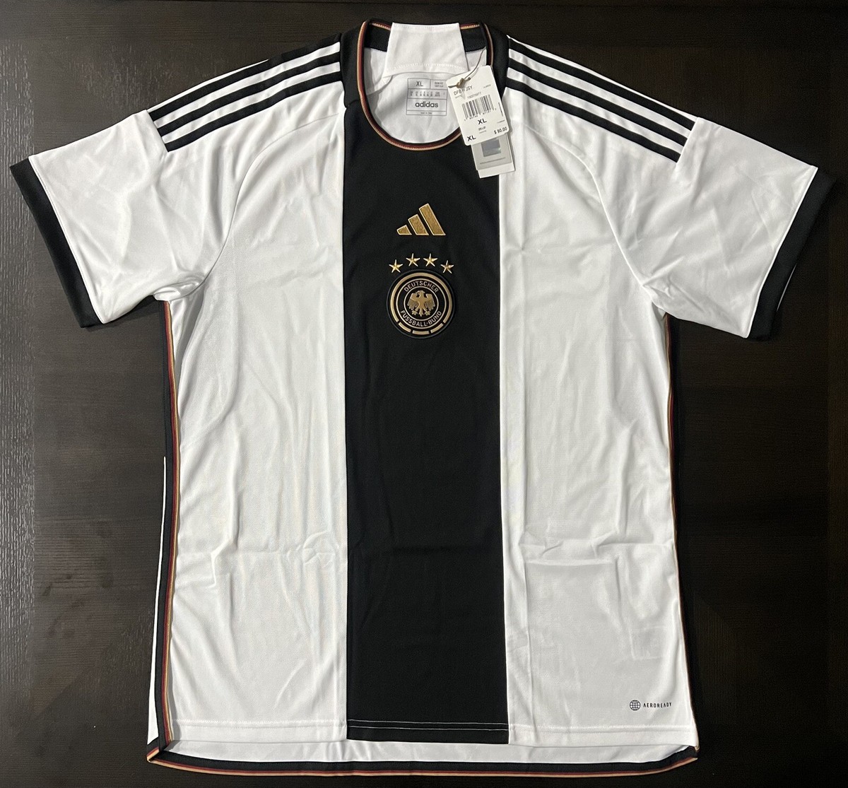 New Men's Adidas Germany '22 Authentic Home Soccer Jersey Style