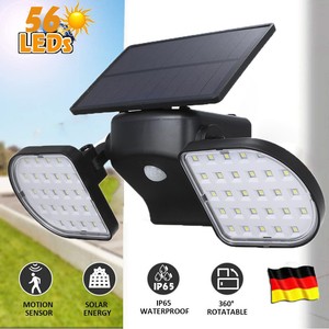 Doppel solarstrahler mit bewegungsmelder