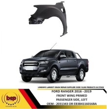 FORD RANGER 2016 &ndash; 2019 FRONT WING FENDER SIDE PANEL PRIMED PASSENGER SIDE LEFT