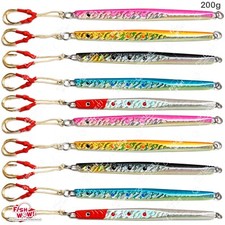 10pcs 5-color 200g Fishing Speed Jig Big Game Fishing Boat 7oz Trolling baits 